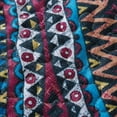 thumbnail image 6 of DaDa Bedding Farmhouse Bohemian Native Rustic Navy Blue Geometric Diamond Shapes Bedspread Set (KSX-001), 6 of 11