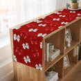 thumbnail image 6 of Table Runners 72 Inches Long Dress Scarves, Red White Bow Farmhouse Kitchen/Dining Table Runner, Coffee Tablerunners, Modern Art Watercolor Bowknot 18x72 Inch, 6 of 9