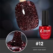 FcBaudy Nail Polish, Gifts for Women Blinking Diamond Bengdi Nail Polish Glue Bright Nail Phototherapy Glue 10ML Manicure A