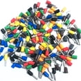 thumbnail image 2 of 1000pcs VE0512Tubular Wire Cold Pressure Connector Electrical Terminals Cable Crimps Wire Ferrules For 0.5mm2, 22 AWG Wire VE0512 - (Color: VE0512, Pins: Red), 2 of 7