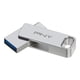 thumbnail image 2 of PNY Unidad flash dual DUO LINK USB 3.2 tipo C de 256 GB para dispositivos y computadoras Android - Almacenamiento móvil externo para fotos, videos y más - 200 MB/s plateado, 2 of 7