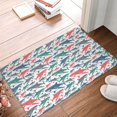 thumbnail image 2 of Non Slip Door Mat, Colorful Shark Fast Drying Bath Tub Mats, Absorbent Bathroom Rugs Entrance Welcome Mat, Bath MatS for Tub, Floor, Home, Kitchen, Hotel,16x24in, 2 of 6