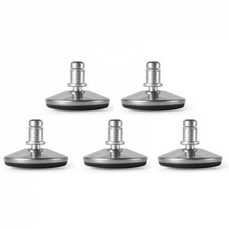 5Pcs replace Swivel Caster Wheels to Fixed Stationary (11mm) stem fit most office chair, Anti-Slip Fixed foot