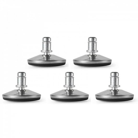 5Pcs replace Swivel Caster Wheels to Fixed Stationary (11mm) stem fit most office chair, Anti-Slip Fixed foot