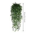 thumbnail image 3 of 2PCS Artificial Hanging Plants for Outdoors, Fake Green Hanging Plants Outdoor UV Resistant Faux Realistic Silk Plants for Planter Porch Garden Balcony Yard Indoor, 3 of 6