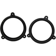 RED WOLF 6.5 inch Rear Door Speaker Adapter Spacer Rings Replacement for Subaru Forester 1998-2019, Impreza 2007-2019,