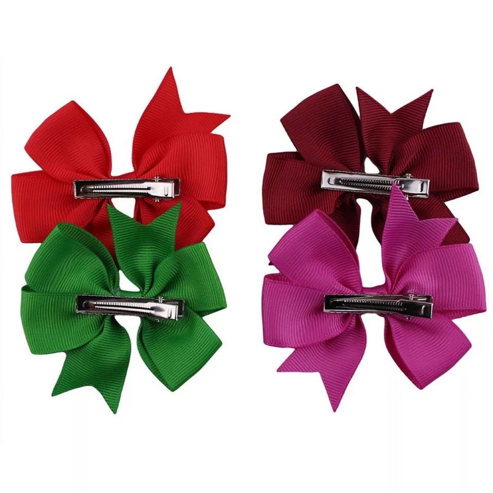 Infant Ribbon Bows Hair Clips, Other, 40 Count