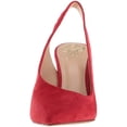 thumbnail image 4 of Vince Camuto Ampereta Tango Red Suede Fashion Pointed Toe Sling Back Pumps (Tango Red, 5.5), 4 of 5
