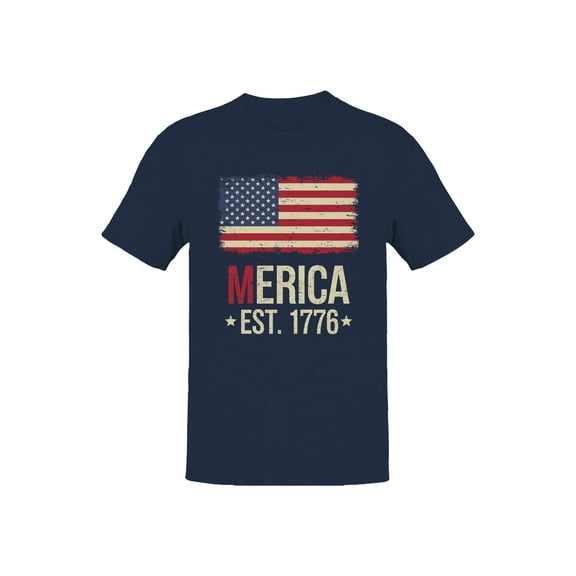 Vintage USA Merica Flag Men's T-shirt