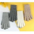 thumbnail image 4 of Knit Touchscreen Gloves Windproof Knitted Gloves Winter Texting Gloves for Adult, 4 of 10