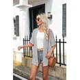 thumbnail image 6 of Zeagoo Womens Lightweight Cardigan Short Sleeve Cardigans Open Front Beach Coverup, 6 of 6