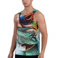 thumbnail image 2 of Salouo Stylish Sunglasses Iguana for Men's Tank Tops,Sleeveless Muscle Shirts for Men Quick Dry Workout Tank Top Gym Muscle Tee Fitness Bodybuilding Sleeveless T Shirt-4X-Large, 2 of 7