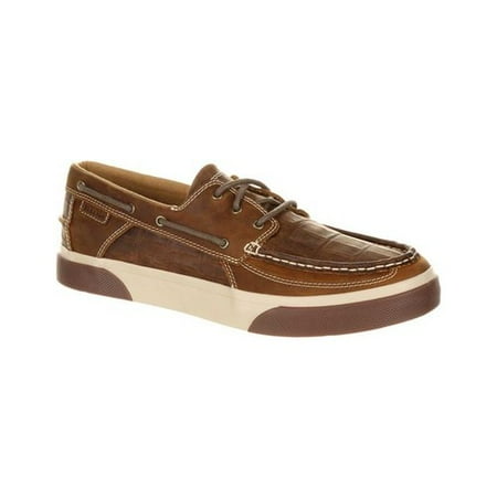 - Men's Durango Boot DDB0143 Music City Gator Emboss Boat Shoe