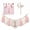 Pink, variant on 3 Pcs First Birthday Set, One High Chair Banner, Fabric Crown & One Cake Topper for Girls and Boys 1st Birthday Party Decorations