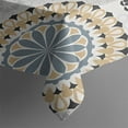 thumbnail image 3 of Beige Ethnic Mandala Pattern Rectangle Tablecloth 60"x84",Waterproof Polyester Rectangle Table Cloth, Wipeable Spillproof Polyester Tablecloth for Dining, Camping, Indoor and Outdoor, 3 of 5