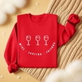 thumbnail image 5 of Fanxing Women's Crewneck Sweatshirts Casual Long Sleeve Thanksgiving Letter Print Pullover Tops Red S, 5 of 7