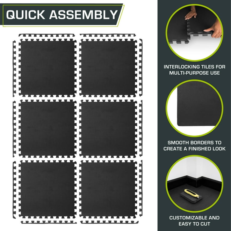 Prosourcefit extra thick puzzle exercise mat 1 sale