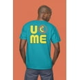 thumbnail image 3 of John Cena Hustle Loyalty Respect Blue Throwback Mens T-shirt, 3 of 6