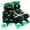 Green, variant on JZY Ultimate Fun with Light-Up Wheels Roller Skates For Ages 5-8 and 8-12, Adjustable for Kids, Youth & Women