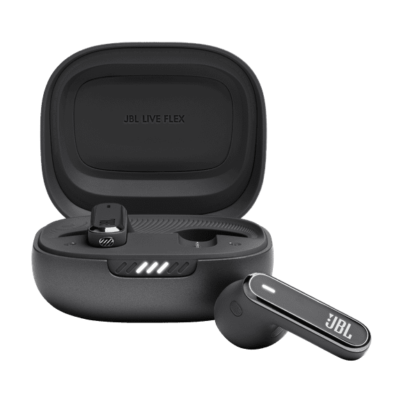 Open Box JBL Live Flex Casual Listening Noise Cancelling In-Ear Earbud, Black