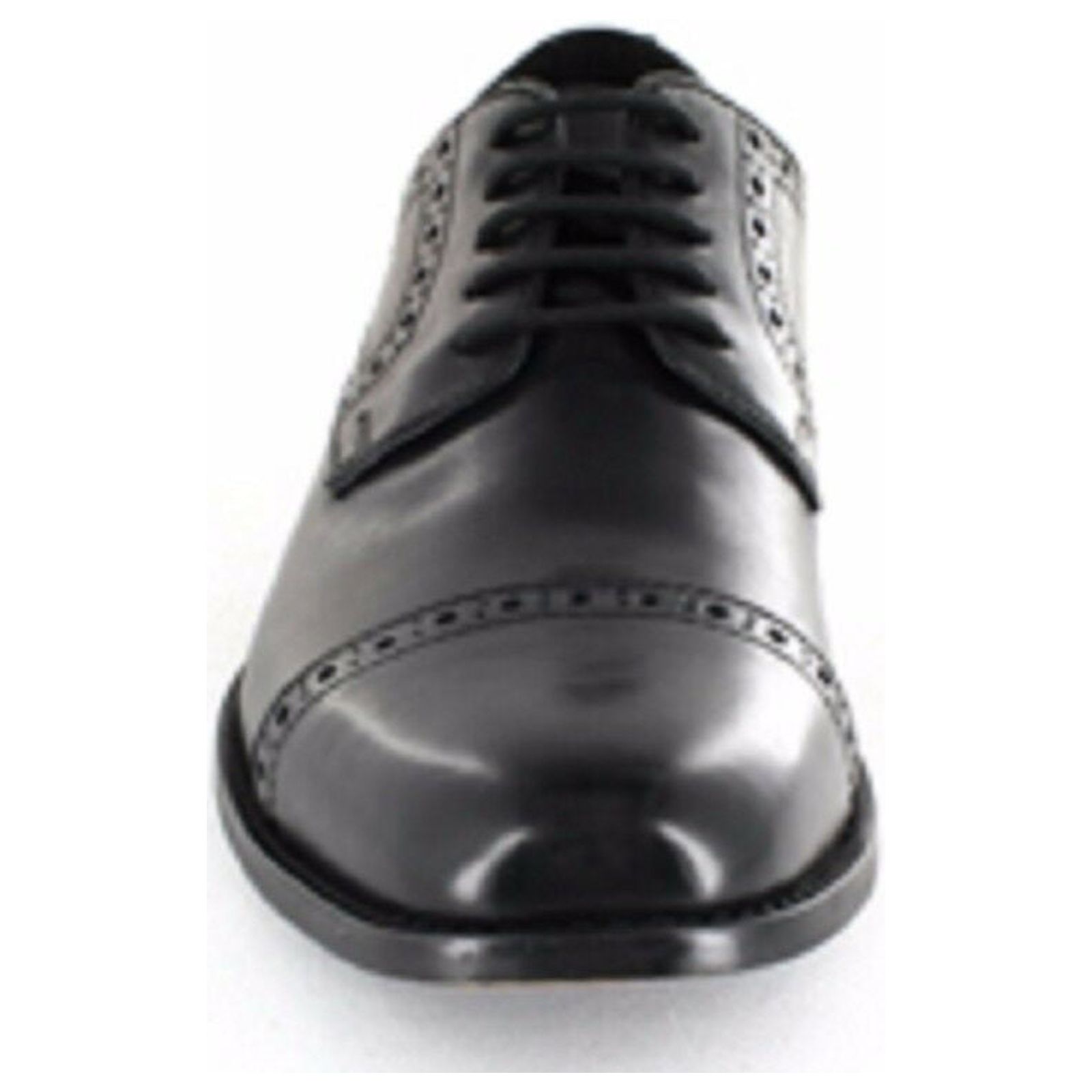 Nunn Bush Men Shoes Norcross Black Leather Lightweight Cap Toe Formal 84526-001 - image 4 of 7