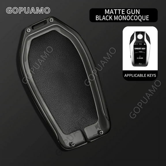 Car Key Case Keyring For BMW C-Type X5 X3 X6 X7 530LE 7 Series 730li 740 630GT Remote Cover Keyfobs Chain Auto Accessories