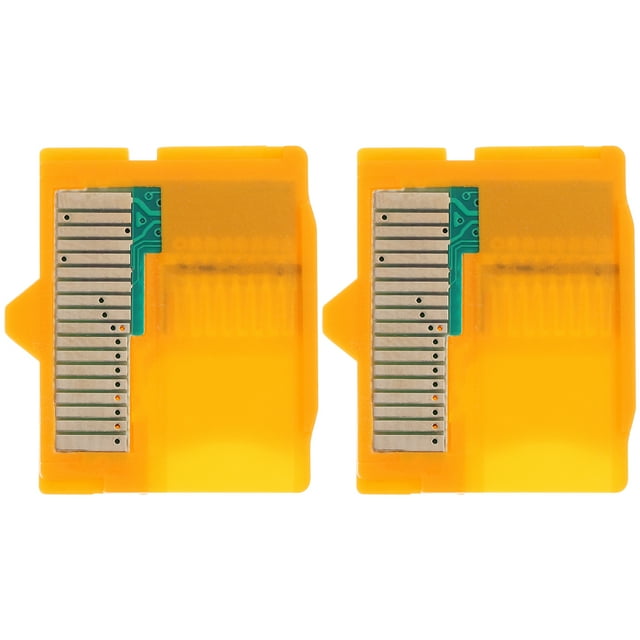 MasteelfCA 2 Pcs -1 Adaptateur Caméra TF à Insérer pour MicroSD / MicroSDHC (Jaune) Adaptateur