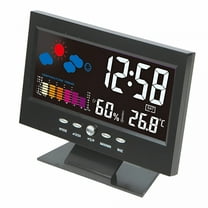 GJX Alarm Clock Radio Speaker with Hd Sound and Bass Blue Display with Dimmer Alarm Snooze Sleep Timer Adjustable Volume Clock for Bedroom with USB Charging Port,Radio Alarm Clock