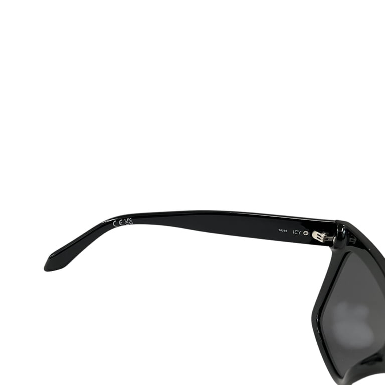 Quay ‘Icy’ black Cat Eye Sunglasses - Black Gradient Lenses QUAY Icy 51mm Gradient Square Sunglasses | Nordstromrack main image 3