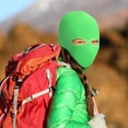 thumbnail image 4 of 2-Hole Full Face Mask Cover Ski Mask Winter Balaclava Cap Knitted Face Cover for Winter Outdoor Sports Fluorescent Green, 4 of 4