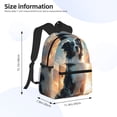 thumbnail image 4 of Wukai Cloud Border Collie Versatile Backpack:Spacious,Organized,Comfortable,Ideal for Travel and Everyday Use with Multiple Pockets and Padded Straps, 4 of 8