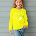 thumbnail image 5 of Lmnyox Crew Neck Shirt for Kids Long Sleeve Heart Print Casual T Shirt Girls Boys Fall Winter Fashion Blouse, 5 of 5
