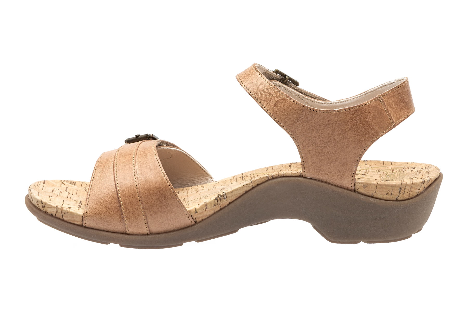 ABEO Nora Neutral - Mid Heel Sandals in Brown - Walmart.com