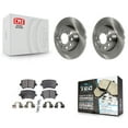 thumbnail image 1 of Transit Auto Rear Disc Brake Rotors and Ceramic Pads Kit for Car Volkswagen Jetta Rabbit Audi A3 Quattro K8T-101950, 1 of 11