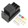 thumbnail image 1 of Fuse Holder, 5 Pin ABS Universal Relay Block Box Heat Resistant 12V  For Ship For Yacht, 1 of 8
