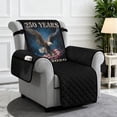 thumbnail image 2 of TSOVTHRID 250th Anniversary USA Recliner Chair Covers, Soft Reclining Cover, Wear Resistant Recliner Sofa Slipcovers, Eagle American Flag Print Recliner Couch Covers Furniture Protector Covers, 2 of 7