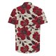thumbnail image 3 of Blusa y camisa de manga corta con cuello vuelto para hombre, moda de verano, estampado floral, camisa de manga corta con solapa, blusa para hombre, 3 of 4