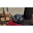 thumbnail image 3 of 3 qt Enameled Porcelain Steamer Kettle - Black with White Spec, 3 of 4