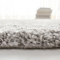 thumbnail image 6 of SAFAVIEH Royal Juliet Solid Plush Shag Area Rug, Grey, 6'7" x 6'7" Square, 6 of 9