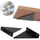 thumbnail image 1 of Invisible Shelf Bracket Floating Triangle Wall Shelf Bracket For Shelf Corner Support Brace, 1 of 5