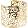 thumbnail image 2 of Pulsera de estilo punk para mujer, joyería dorada, brazalete grueso., 2 of 7