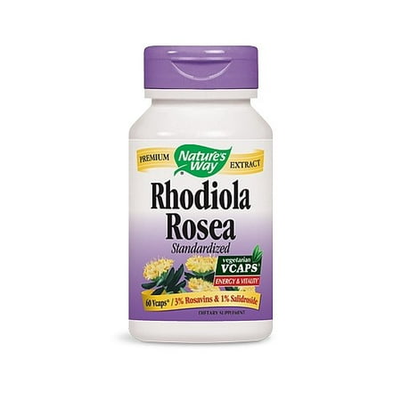 Nature's Way Rhodiola Rosea - 60 Vcaps (Best Rhodiola Rosea Supplement)