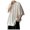 C5 White, variant on Gbsyewxs Mens Shirts Half Sleeve Crew Neck Solid Color Ribbed Loose Summer Shirts For Men Black