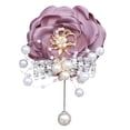 thumbnail image 2 of Tnobhg Wedding Wrist Flower Elegant Faux Pearl Rhinestone Design Never Wilt or Fade Wrist Flower for Bridesmaids Groomsmen, 2 of 8