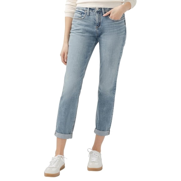 Jeans Silver Jeans Co. Novio para mujer de cintura media y pierna delgada