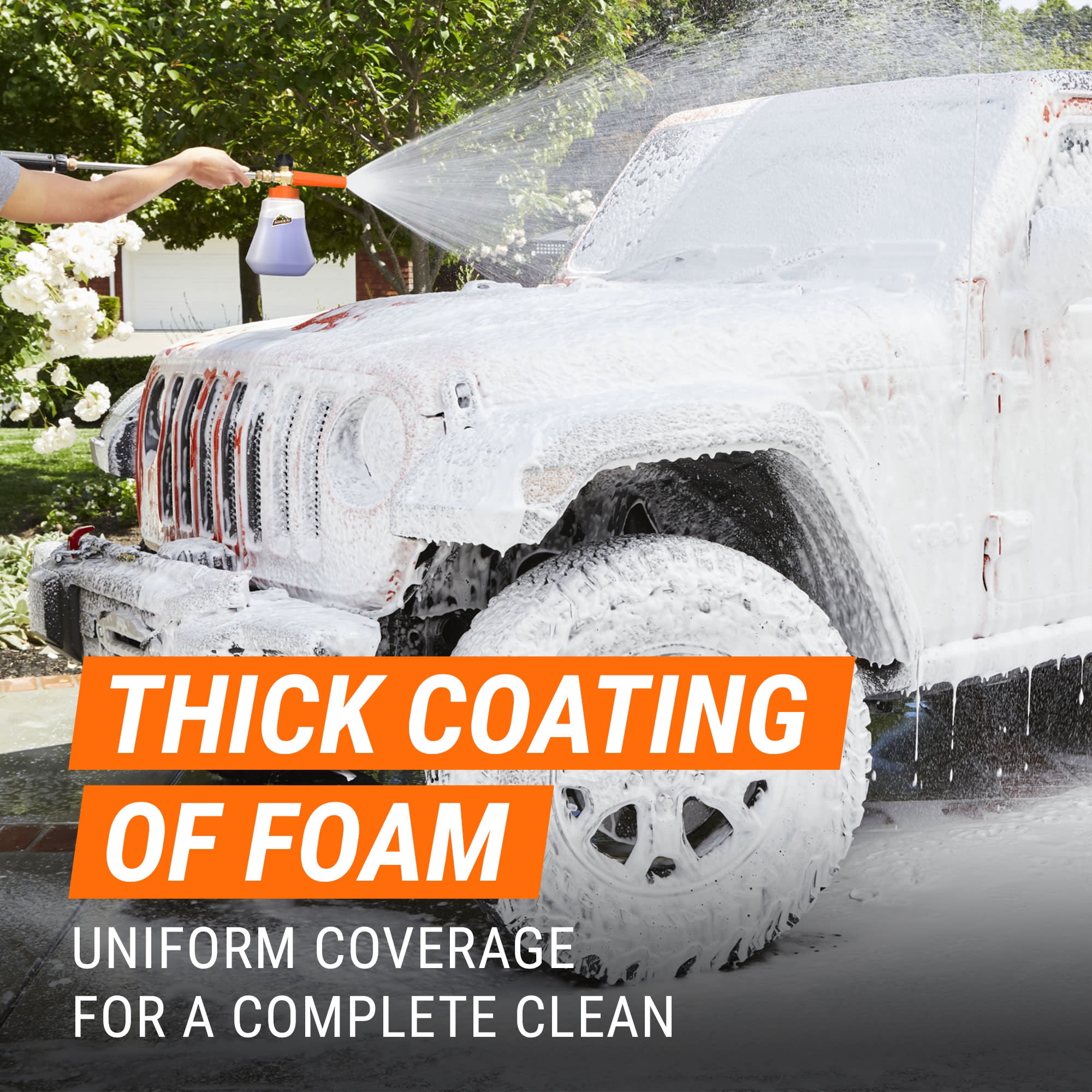 Armor All 2-in-1 Foam Cannon Kit, With Foam Cannon and Adaptor - 3 Count