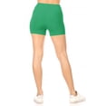 thumbnail image 3 of MOA Collection Women's Casual Soft Stretch Elastic Waist Workout Short Pant, 3 of 5