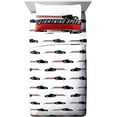 thumbnail image 2 of Disney Pixar Cars Race Ready 5 Piece Kids Twin Bed Set, 100% Microfiber, Grey, 2 of 5