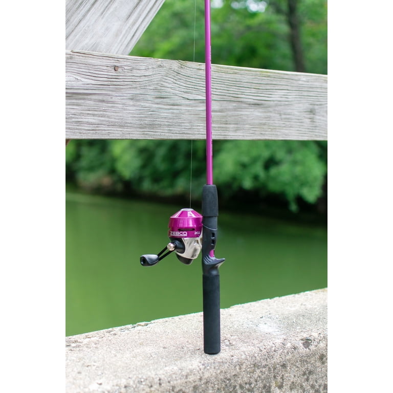 Zebco 202 Spincast Reel and Fishing Rod Combo, Tackle Included