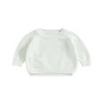 thumbnail image 1 of Nouveau-né Fille Garçon Pull Tricoté à Manches Longues avec Poche Vêtements Chauds Automne Hiver, 1 of 9